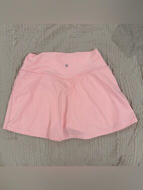 Pink Women's Active Skirt with shorts and pockets